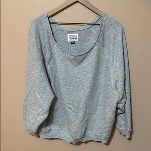 American Eagle Seriously Lived-In Gray Pullover